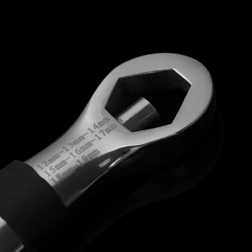 

Универсальный регулируемый ключ 7-19 мм из хромованадиевой стали, с двойным концом, удобной рукояткой, гибкий ручной инструмент