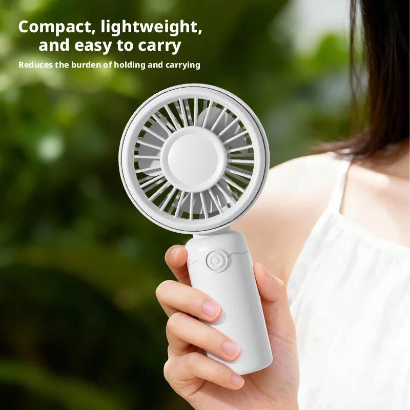 For Handheld Small Fan Portable Portable Mini Charging Office Fan USB Silent Desktop Student Dormitory