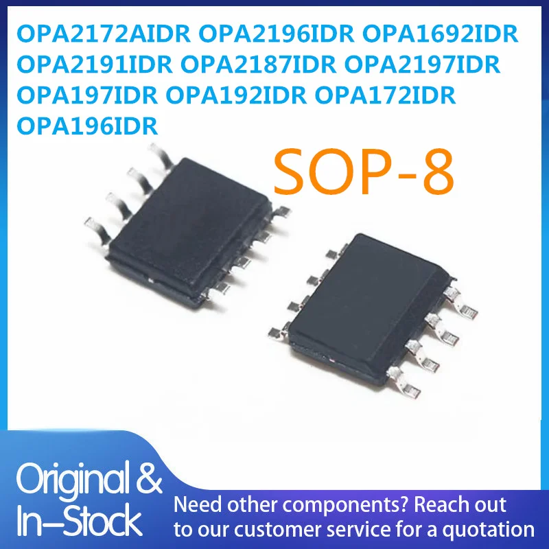 (5piece)100% New OPA2172AIDR OPA2196IDR OPA1692IDR OPA2191IDR OPA2187IDR OPA2197IDR OPA197IDR OPA192IDR OPA172IDR OPA196IDR sop8