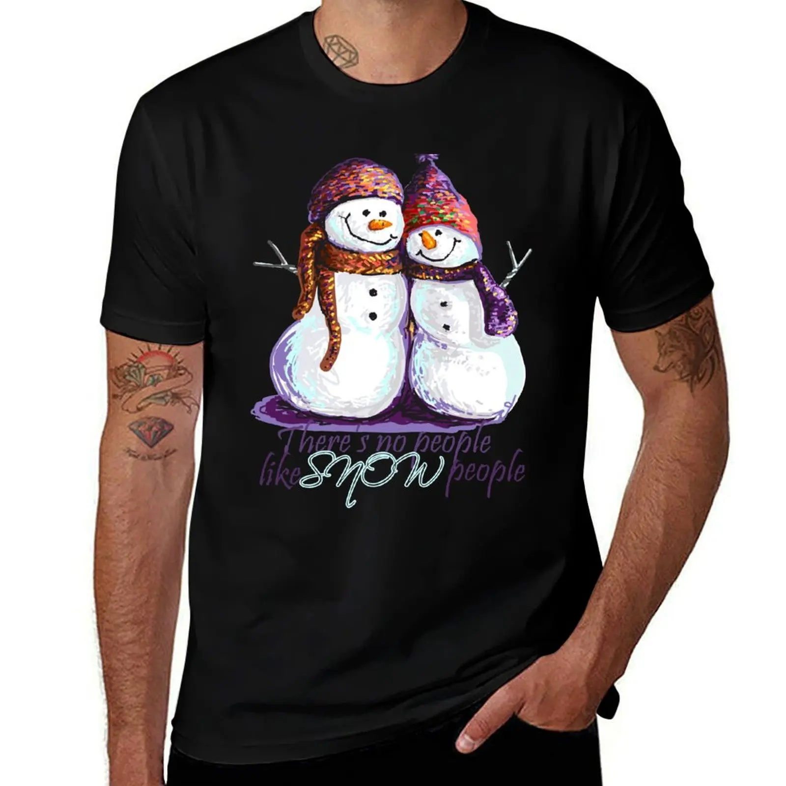 

No People Like Snow People T-Shirt man t shirt luxury cotton t shirt man T-Shirt