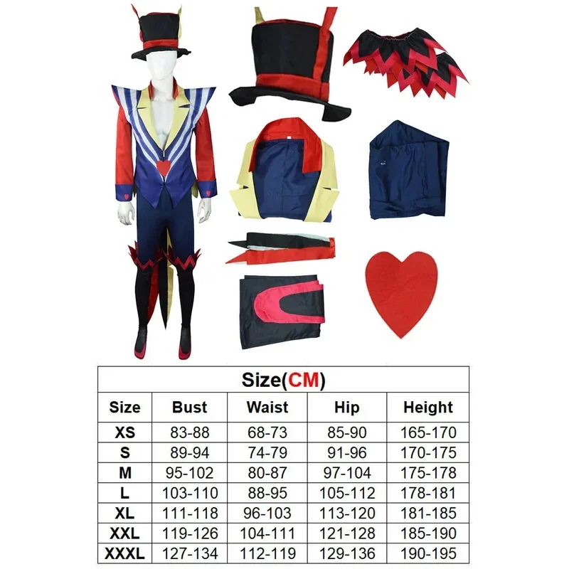 

Костюм Оззи, мультфильм Helluva, косплей, босс, наряды для ролевых игр, шляпа, головные уборы для мужчин, взрослых, маскарадный костюм на Хэллоуин;6,а'3.k;8