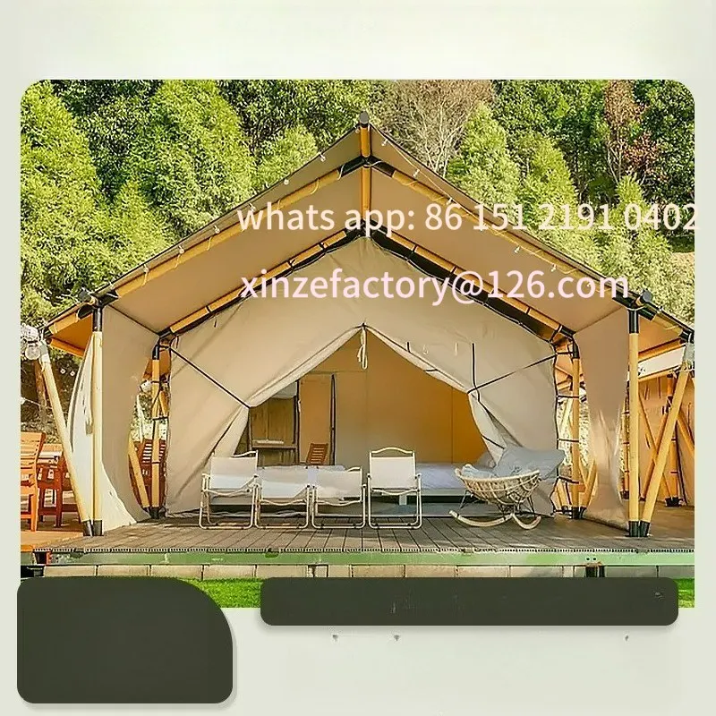 

Camp hotel tent camping base construction