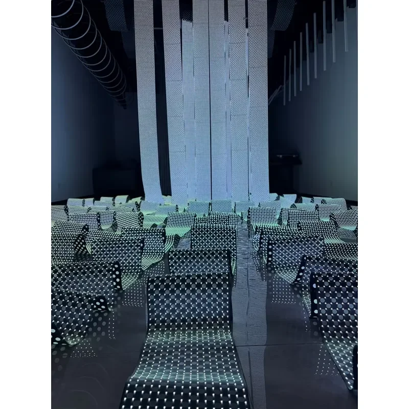 Stage Lighting Equipment Flexible Led Display Screen P15 10Meter DMX512 Rgb Led Stage Lights for Concert