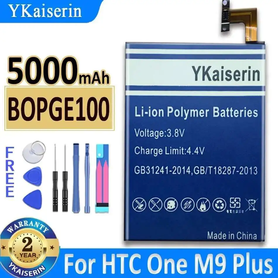 

Environmentally Friendly Long Lasting For Htc One M9 Plus M9+ M9W M9pt Hima Ultra Mobile Phone Battery BOPGE100 5000mAh