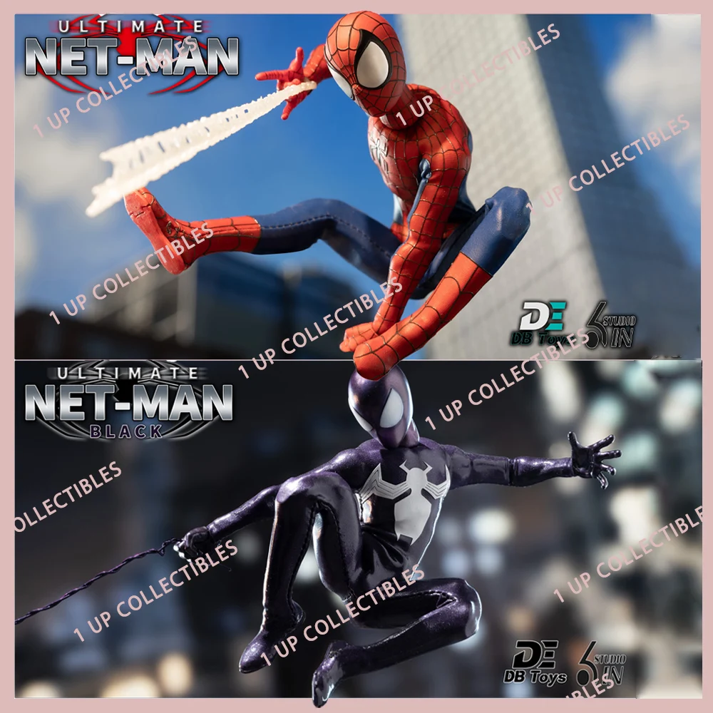 

DB Toys Studio 1/12 Мужской Солдат Ultimate Netman Фигурки Красный/Черный Паук 6 дюймов SHF Аниме Коллекционные Фигурки Игрушки Модели Подарок
