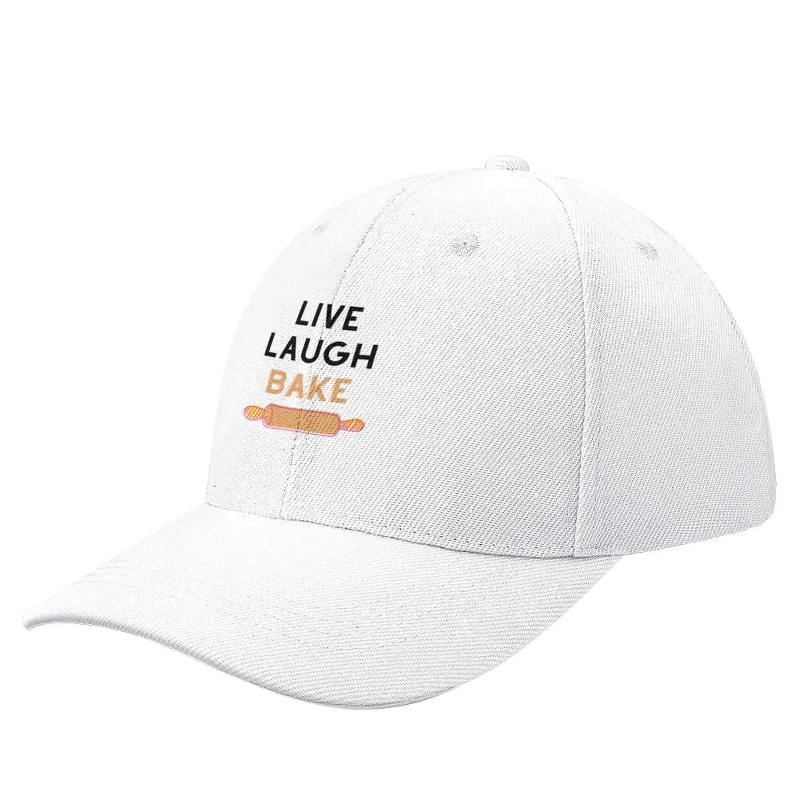 

Live Laugh Bake Baseball Cap funny hat Christmas Hats Beach Outing Women'S Beach Visor Men'S