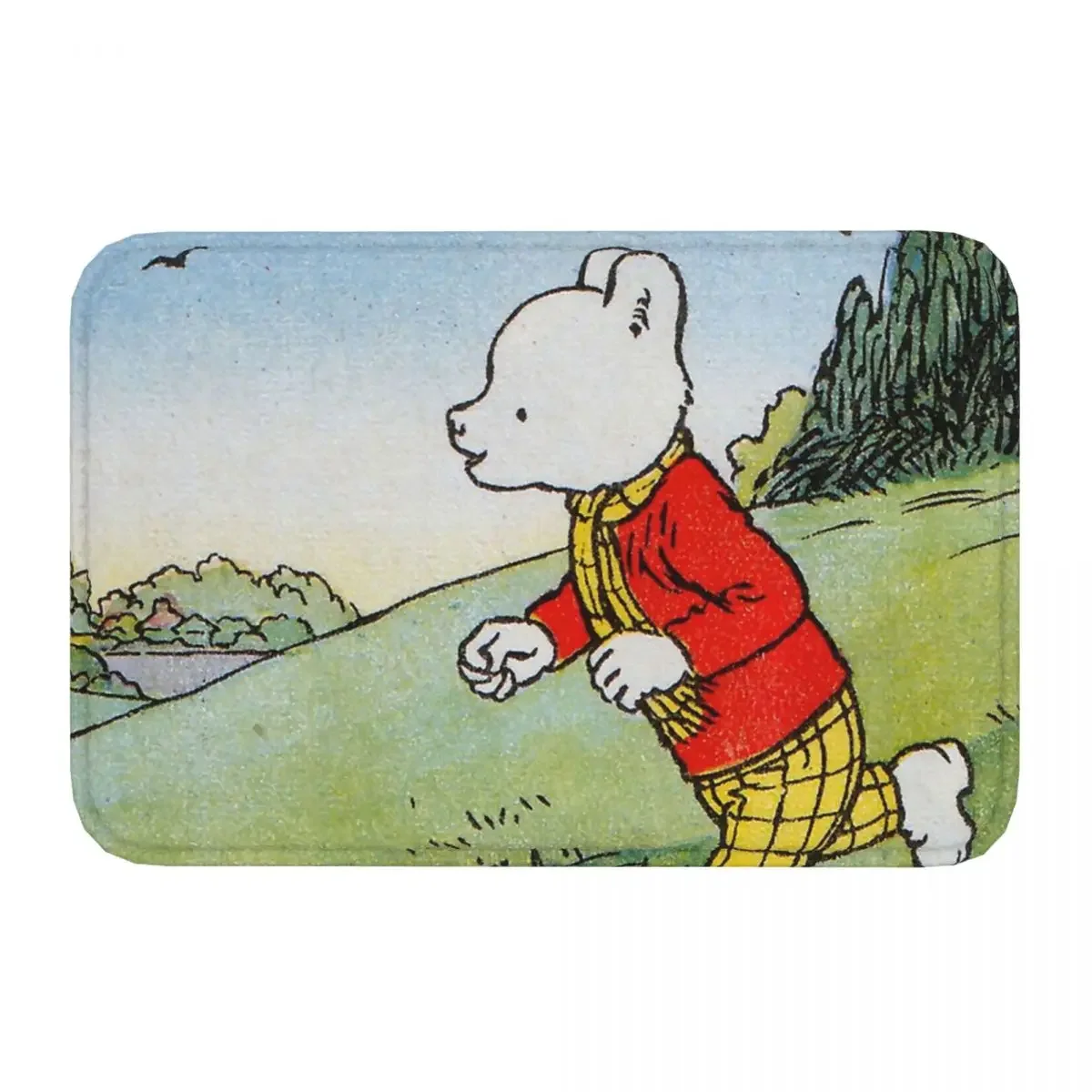 Bathroom Mat Rupert Bear Rug Home Doormat Living Room Carpet Balcony