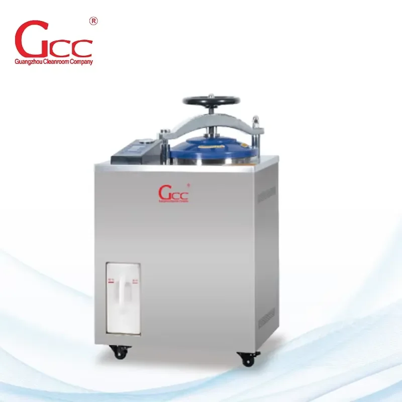 for GCC Series 35L-150L Vertical Pressure Steam Autoclave LED Automated 105C-134C Horizontal Sterilizer