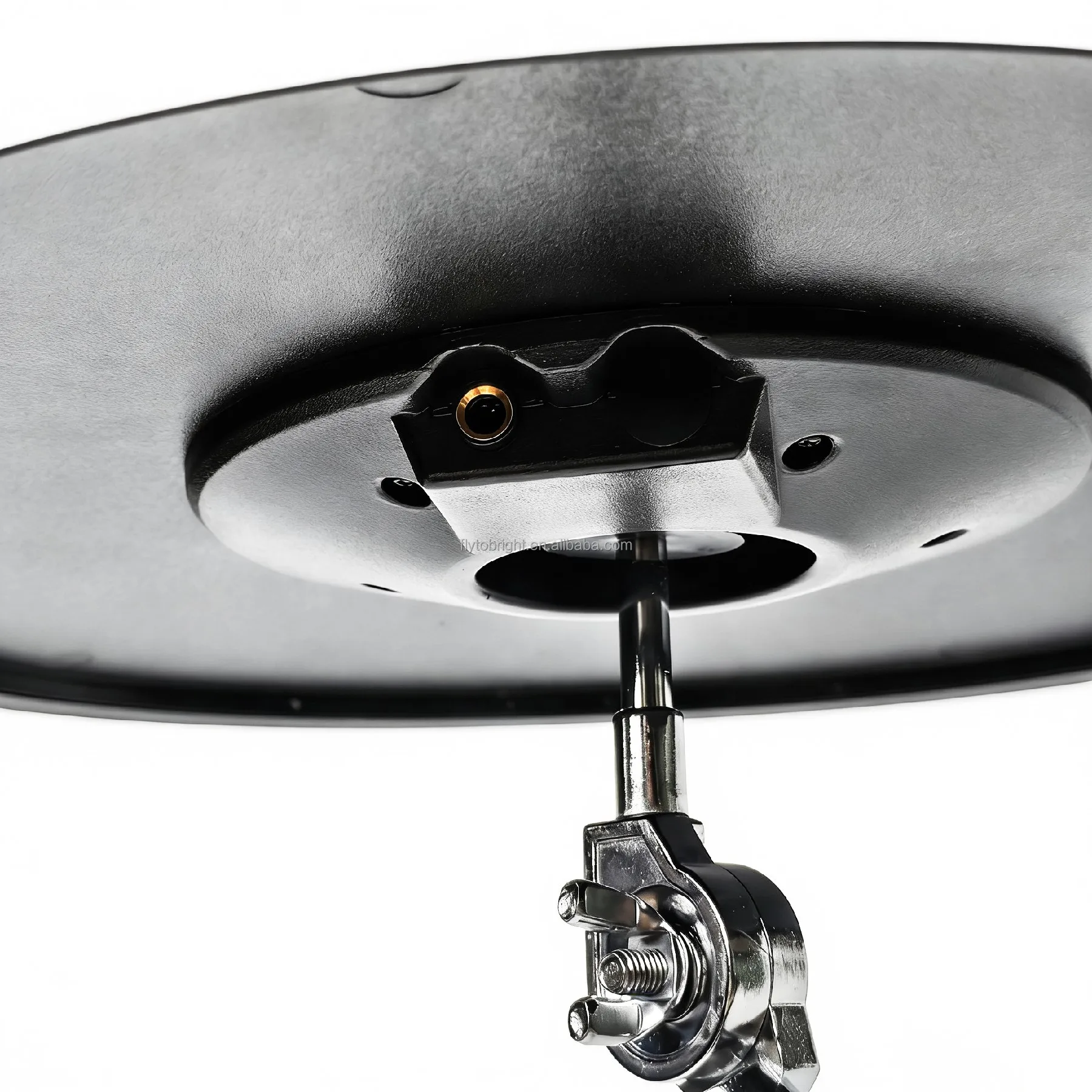 Professional 10-Inch Electric Drum Splash Cymbal Set Kit 360 Force Sensor Choke Piezo Ceramic Triggers Shiny Electronic Design