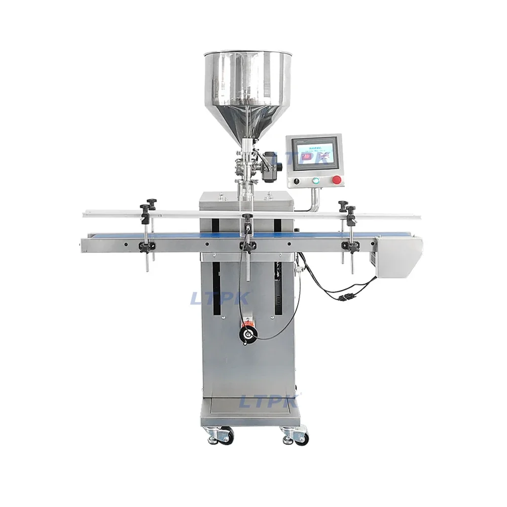 Automatic Servo Motor Single Head Filling Nozzle Vertical Liquid and Paste and Cream Filling Machine