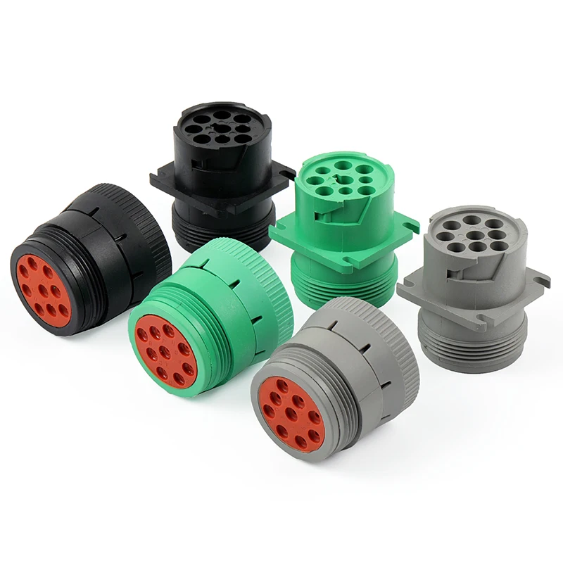 Suitable for Deutsch type connector 9-core diagnostic interface HD16-9-96S waterproof connector HD10-9-1939P-P080