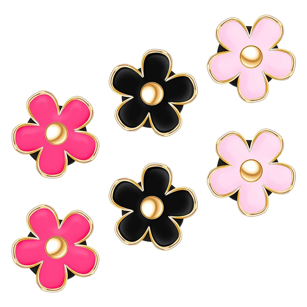 

6Pcs Decorative Flower Clip Car Air Vent Decor Premium Alloy Material Durable and Safe Gift for Girls Car Accessories for Women