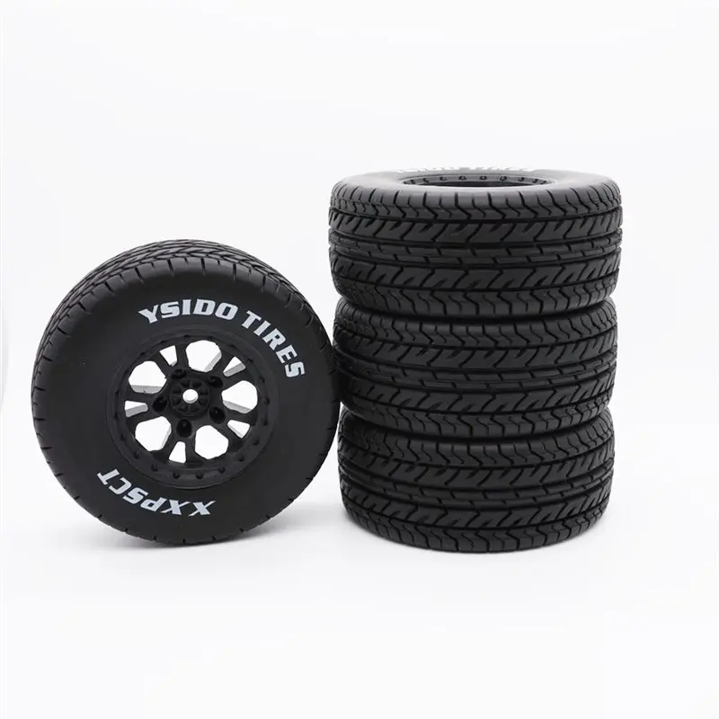 【NEW USER EXCLUSIVE】YSIDO For Slash Arrma Senton Huanqi 727 Hpi Rc Car Compatible 4Pcs 110Mm 1/10 Short Course Truck Tire Tyres