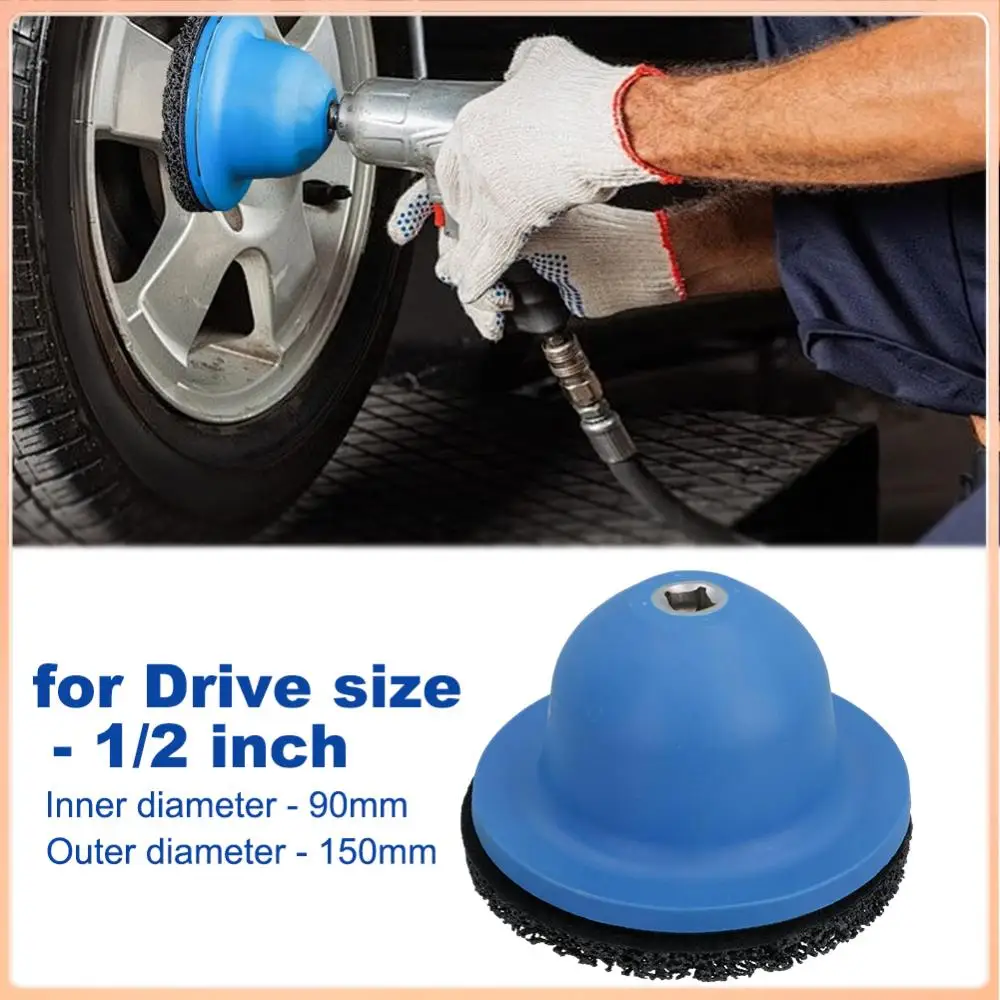 

150mm Wheel Hub Grinder Silicon Carbide Disc Wheel Hub Brush Rust Removal Tool for Rust Grinding / Cleaning Rotor / Rim Surface