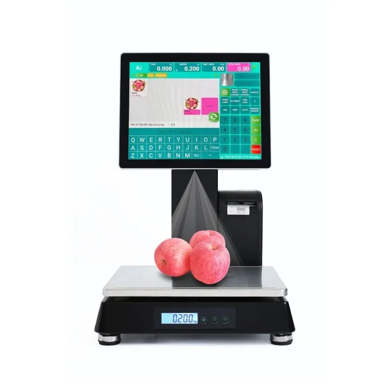 exquisite craftsmanship 58mm printer with speaker, electronic scale, balance calculator view 6