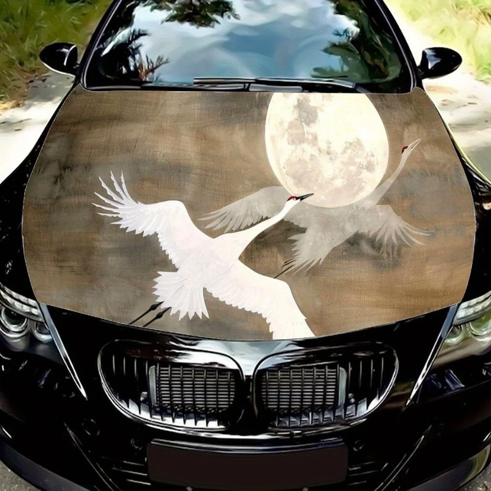 

White crane, traditional Chinese painting, painting, collection, art Decal Stickers for Car Covers Stickers for Decorating Car C