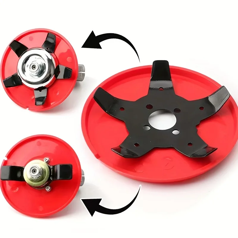 Piastra per sarchiatrice multifunzionale testina per decespugliatore 2/5 denti campo di riso vassoio per diserbo a terra asciutta accessori per