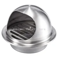 60-120mm Steel Ventilation Grill Wall Hole Cover Extractor Hood Louver Valve Exhaust Fan Pipe Heating Cooling Vent System 3