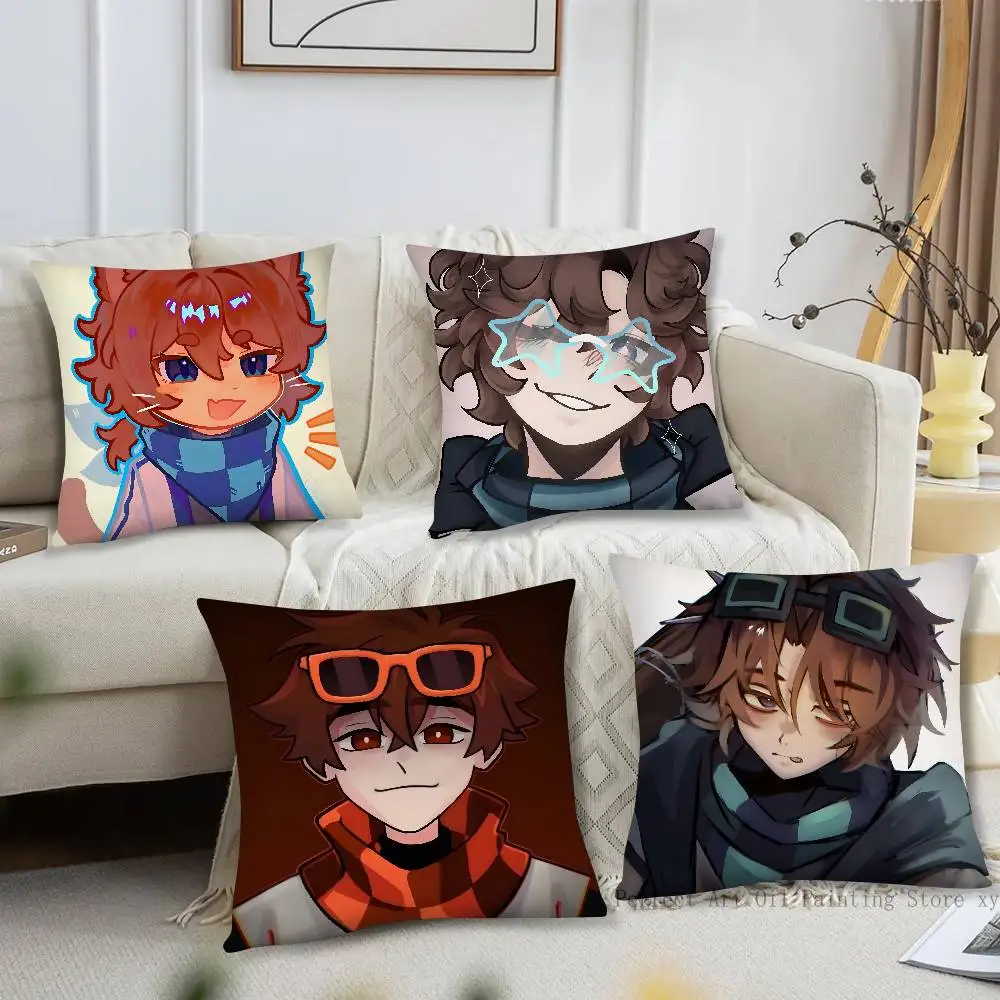 1pc M-MrLololoshka JDH Pillow Case Fashion Square Pillowcase Bedroom Sofa Room Ins Decoration Leisure
