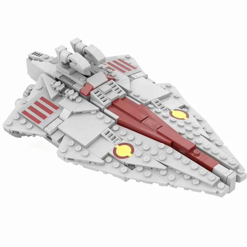 409pcs MOC Star Battle Venator Attack Cruiser Alternate Build Acclamator Model Building Blocks Christmas Gift Architecture Toy