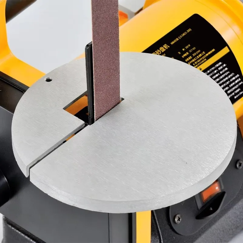 Levigatrice professionale a disco a nastro da 300 W 125 mm