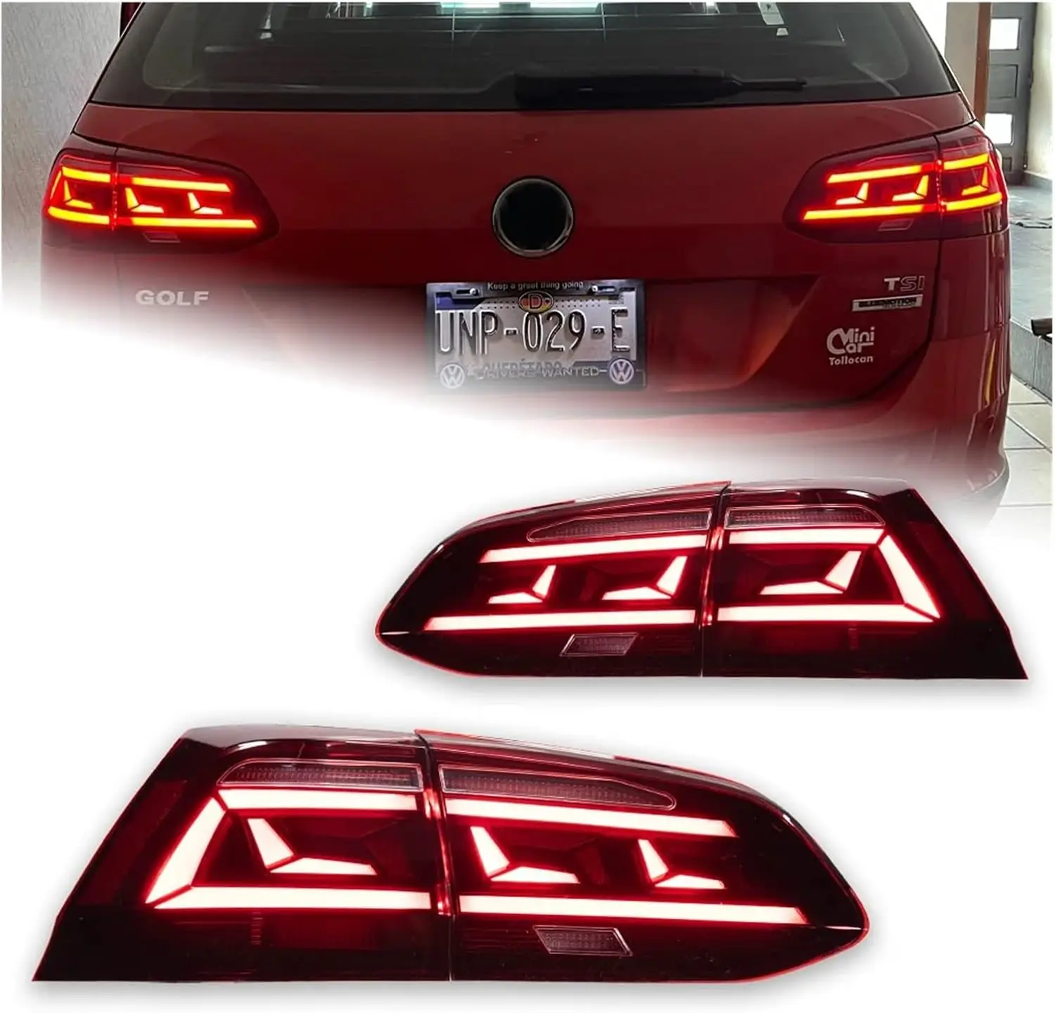 LED Tail Lights For Volkswagen Variant VW Golf 7 Golf 7.5 2013-2020 Sport Rear Brake Turn Signal Automotive Accessories