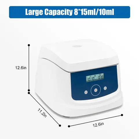 PCR-mikrocentrifugmaskin Digital höghastighets-PRP-plasmacentrifug Lab 12000 rpm 0,2/0,5/1,5/2 ml centrifugrör 110v till 220v 8 best sales prp-maskin - №7