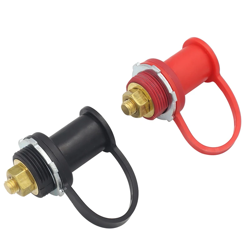 ISURE MARINE Remote Battery Terminals 20mm Stud Battery Jump Post with Cover, 250A Battery Charger Post Kit
