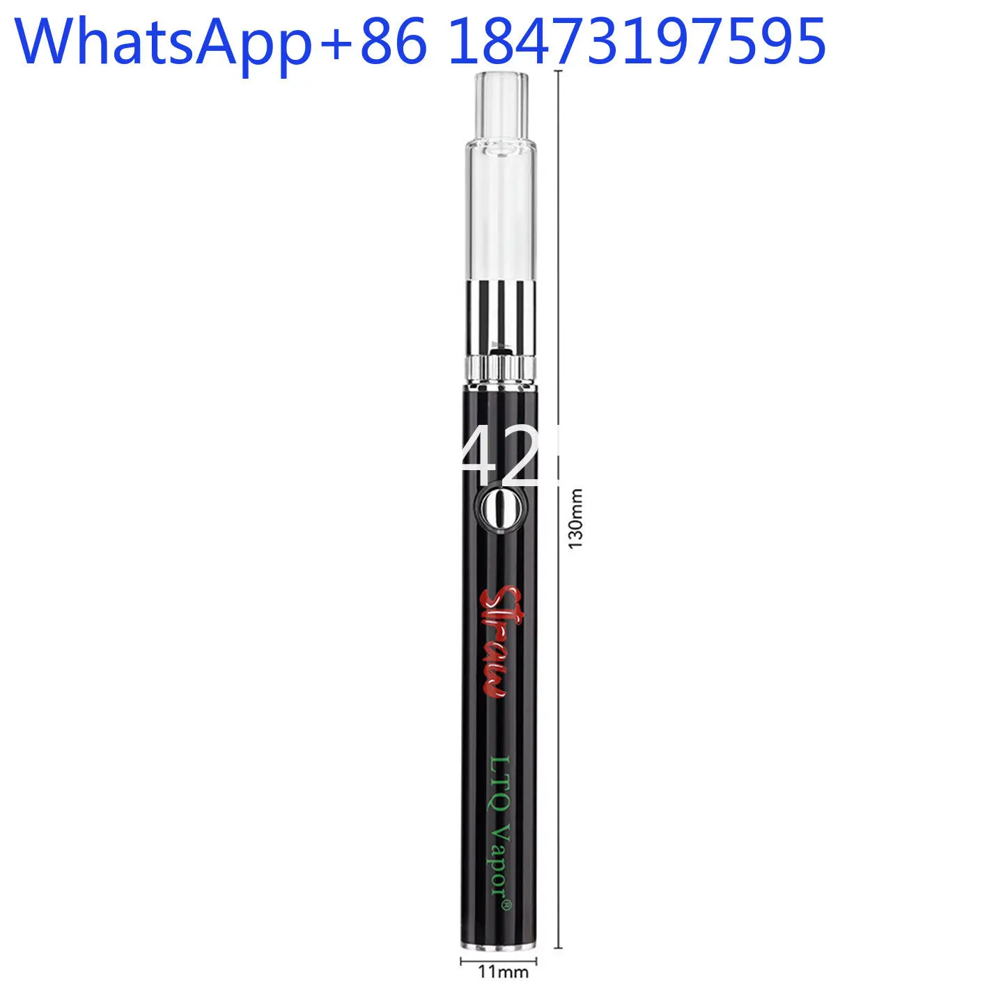 

G-straw kit for wax rosin atomizing artifact cartridge three-pack 240mAh