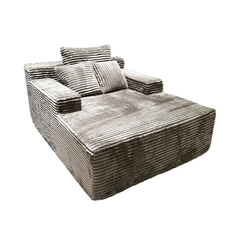 

Modern Vacuum-Packed Fabric Sponge Foam Chaise Lounge Sofa for Living Room Bedroom Apartment Home Furniture Available
