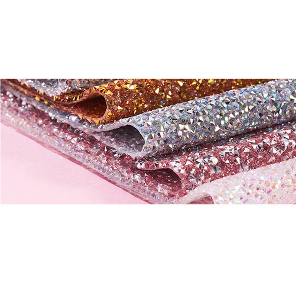 Nail Art Table Mat Diamond Rhinestone Golden Manicure Table Cover Creative Nail Art Supplies Decoration for Salon Home DIY