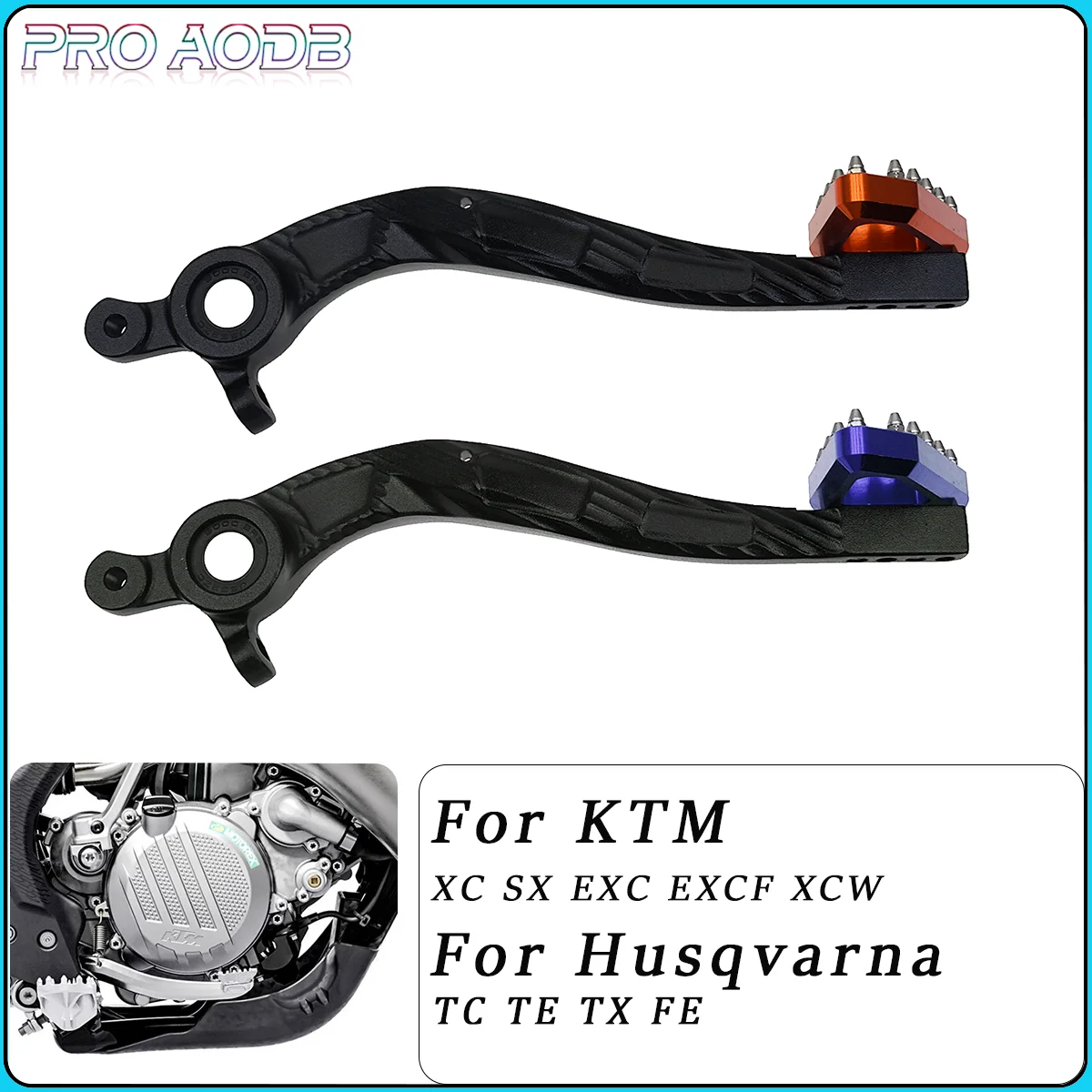 

For KTM SX XCW XC EXC EXCF For Husqvarna TC TE TX FE 125 250 300 350 500 Motocross Brake Pedal Foot brake lever Brake 2017-2023