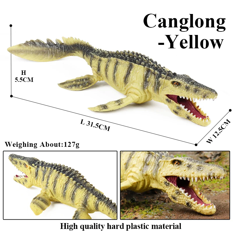 New Prehistoric Sealife Animals Model Mosasaurus Action Figures Savage Dinosaur Home Decoration Collection Toys Kids Gifts