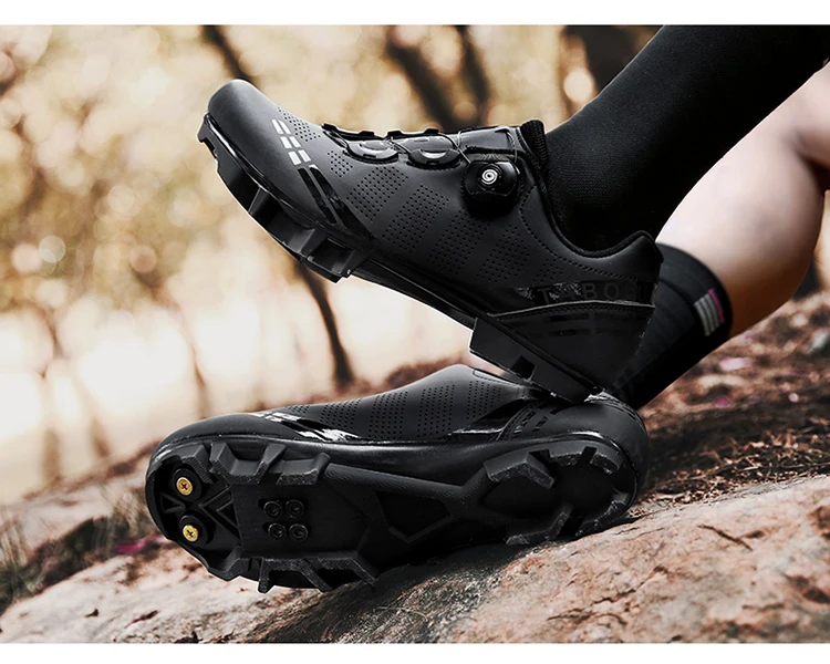 Unisex-Fahrradschuhe, atmungsaktive SPD-Rennradschuhe, professionelle MTB-Mountainbike-Schuhe, locklose Trainings-Fahrradschuhe – Detail 16