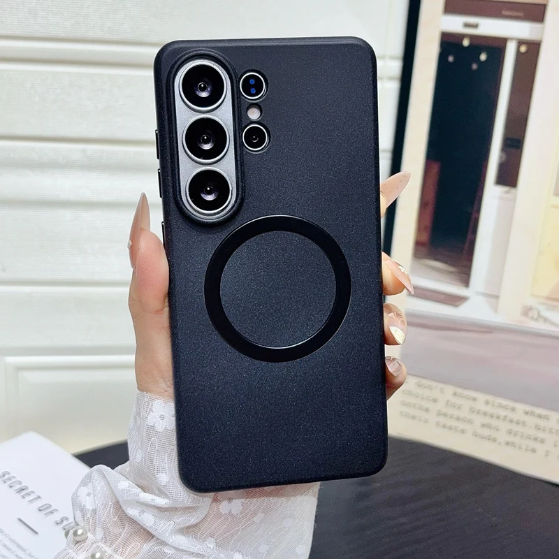 Magnetische Ultradünne Mattierte Hautfreundliche Hülle für Samsung Galaxy S26 Ultra S25Ultra S24Ultra Matte Kabellose Ladekompatible Sturzsichere Abdeckung – Detail 12