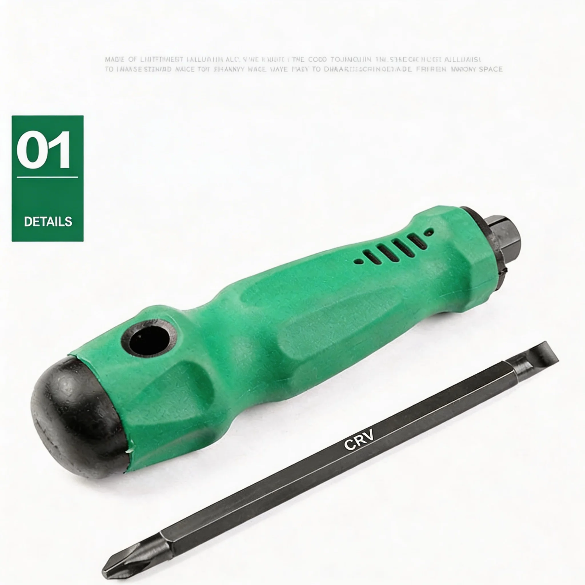 2 in 1 Dual Purpose Screwdriver Removable Phillips Slotted Flat Head Screwdriver Set Multifunction Double Use Hand Tool for Home