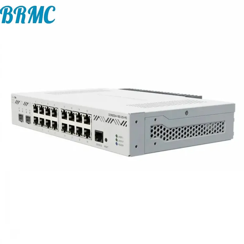 Original New CCR2004-16G-2S+PC 16 Gigabit 2 Gigabit Optical Port Smart Router CCR2004-16G-2S+PC