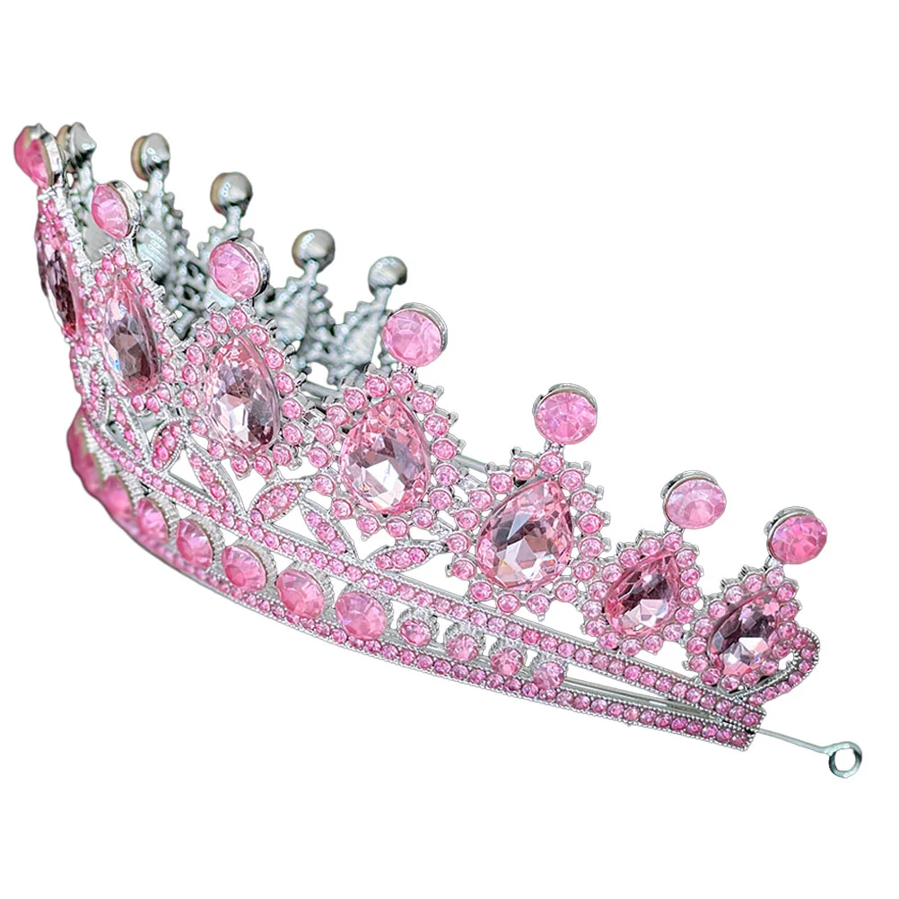 Tiara Pageant Crown Homecoming Crowns for Women Decorative Rhinestone and Tiaras Bride Bridal Costume Headgear Adult