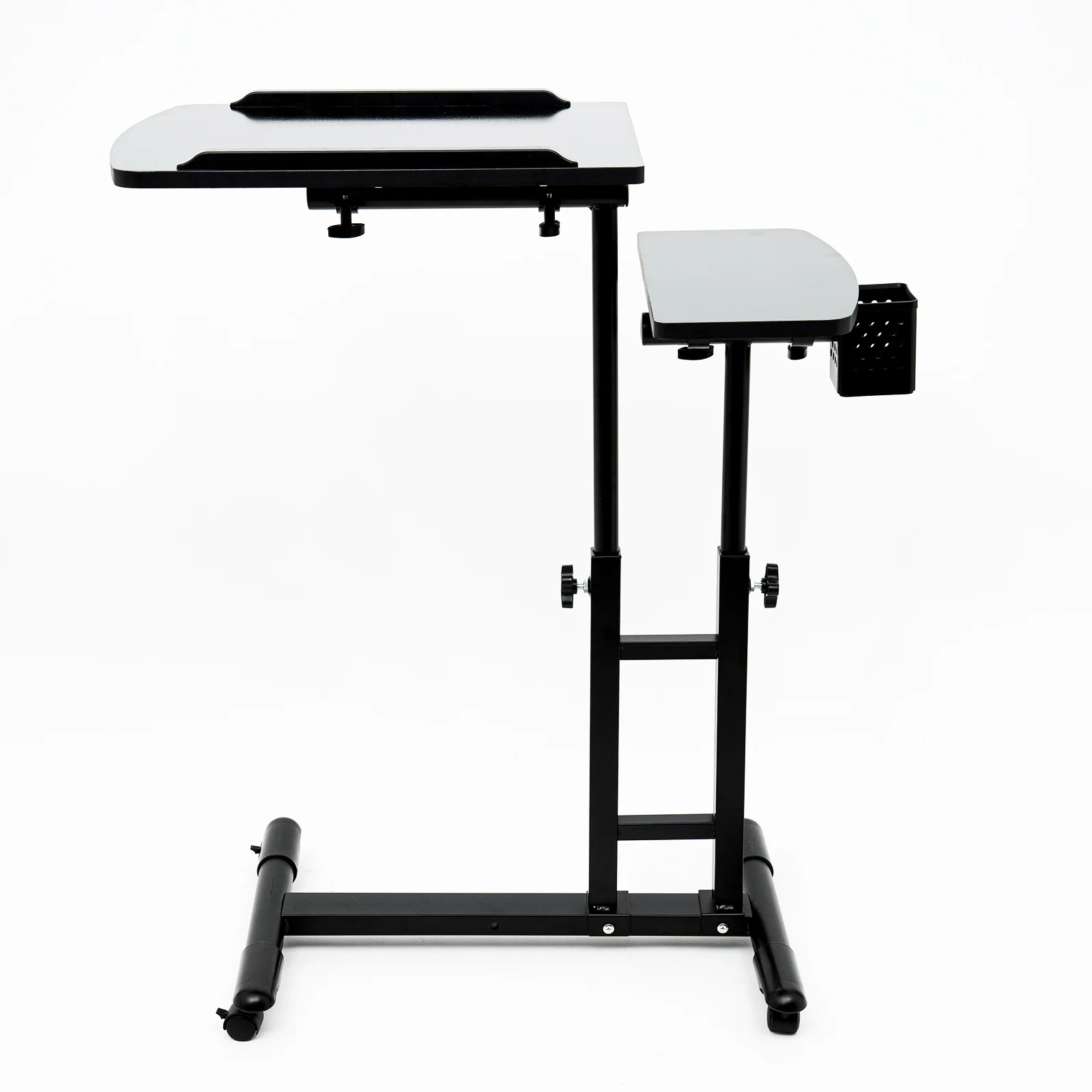 Tattoo Workstation tragbare Tattoo Work Bench with Universal Räder einfache Installation verstellbares Design Dual Workbench