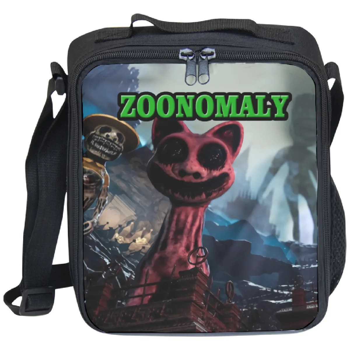 

Cartoon Popular Cool Crossbody Zoonomaly Lunchbox Thermal insulation Food Lunch Bag 3D Print Picnic Insulated Handbags Ice Bags