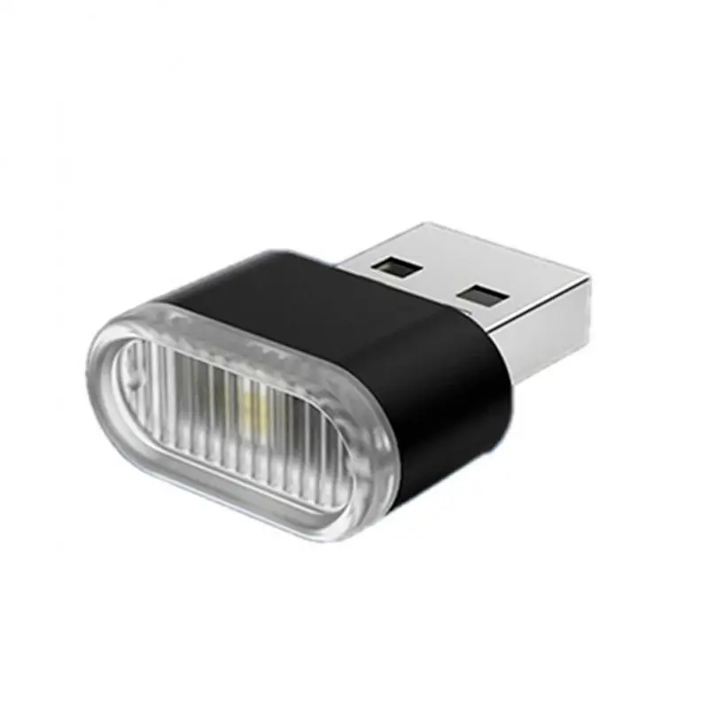 USB Car Mini LED Atmosphere Lights Car Interior Neon Decorative Lamp Emergency Lighting Universal PC Portable Plug and Play