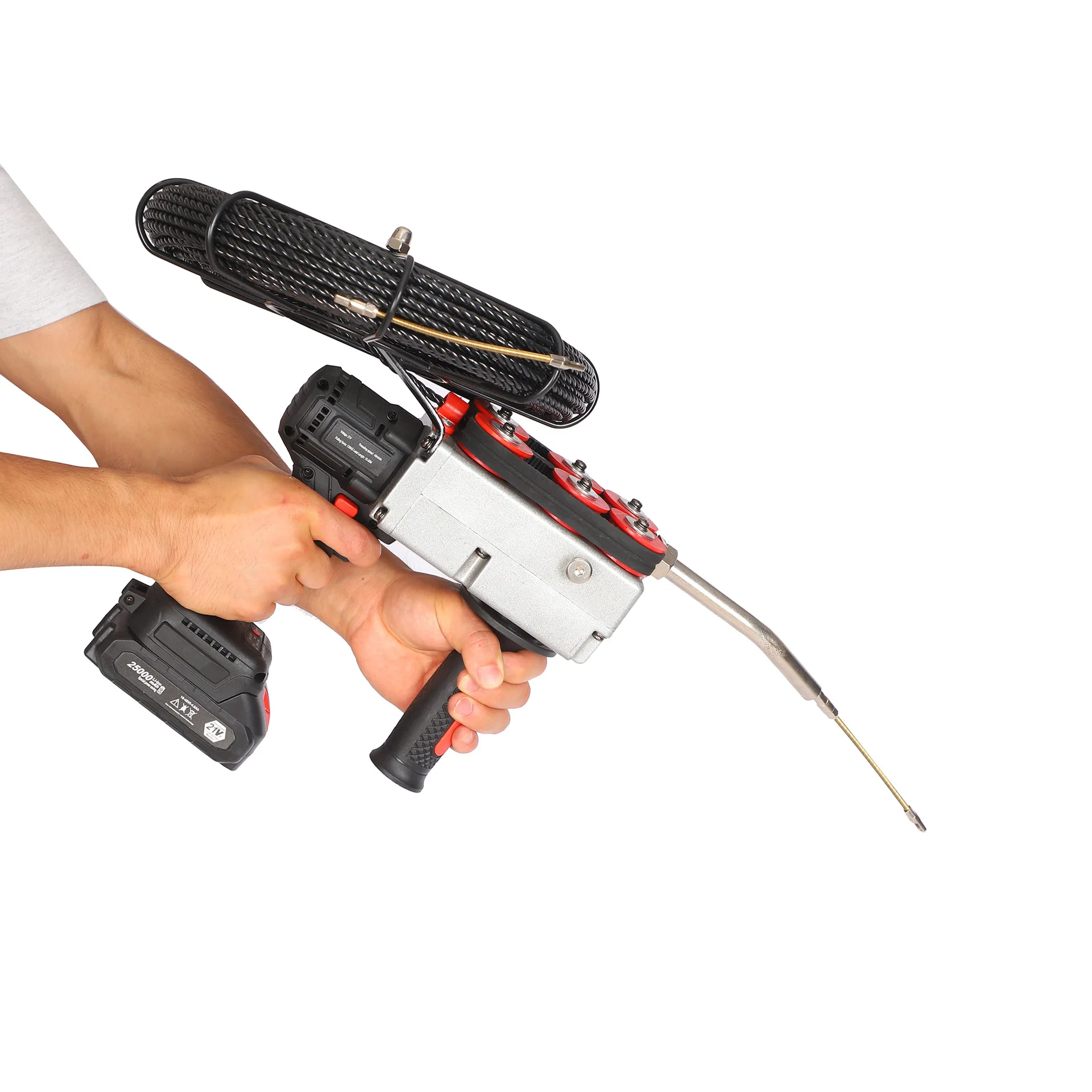 Pipe Wiring Wire Threading Machine Brushless Lithium-ion Rechargeable Electrician Wire Puller