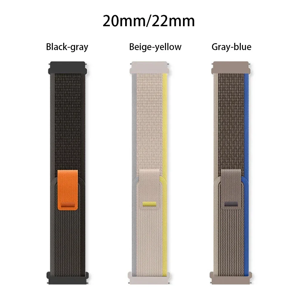 Woven Nylon Straps 20mm 22mm For COLMI I28 Ultra/P73/P71/C61/I31/P28 Plus Watch Band for COLMI V73/C8 Max/C81/M42/C81 Wristband