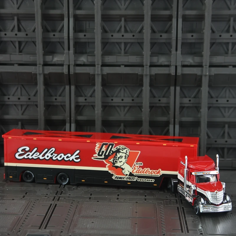 

Maisto 1:64 Simulation Guoguo Lonely Star Heavy Truck Model with Container COMP Alloy Model Container Transport Vehicle