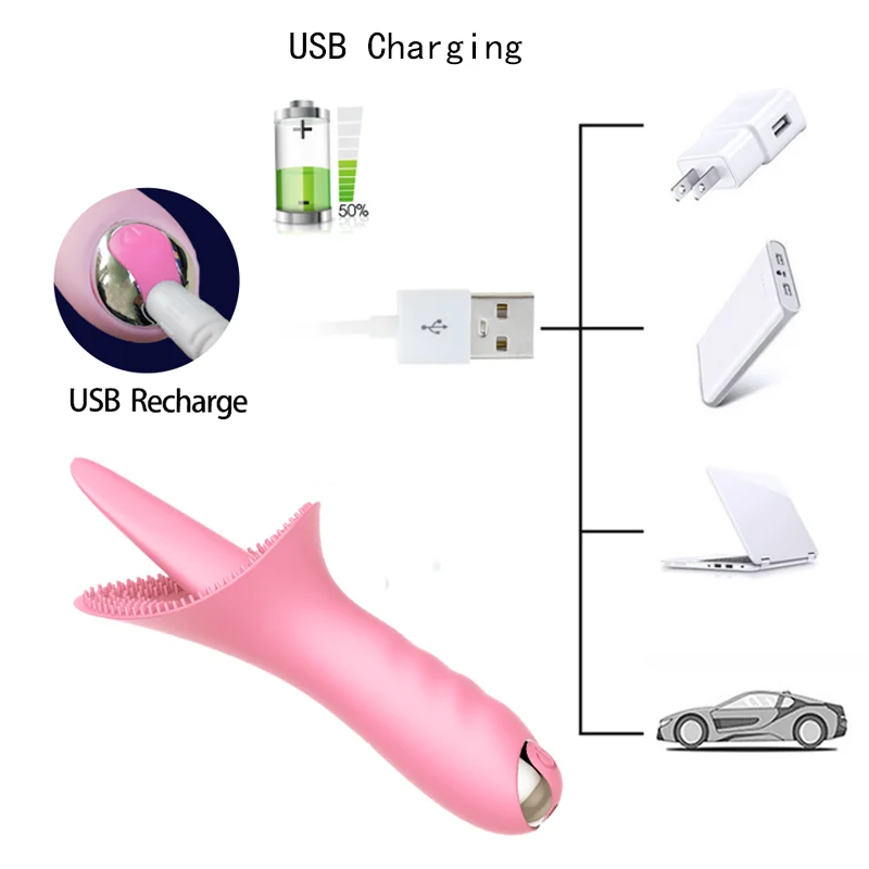 Vibrator Female Tongue Licking Teasing Nipples Stimulating Clitoral Vaginal Massager Masturbation Sex Toys For Women Adult 18