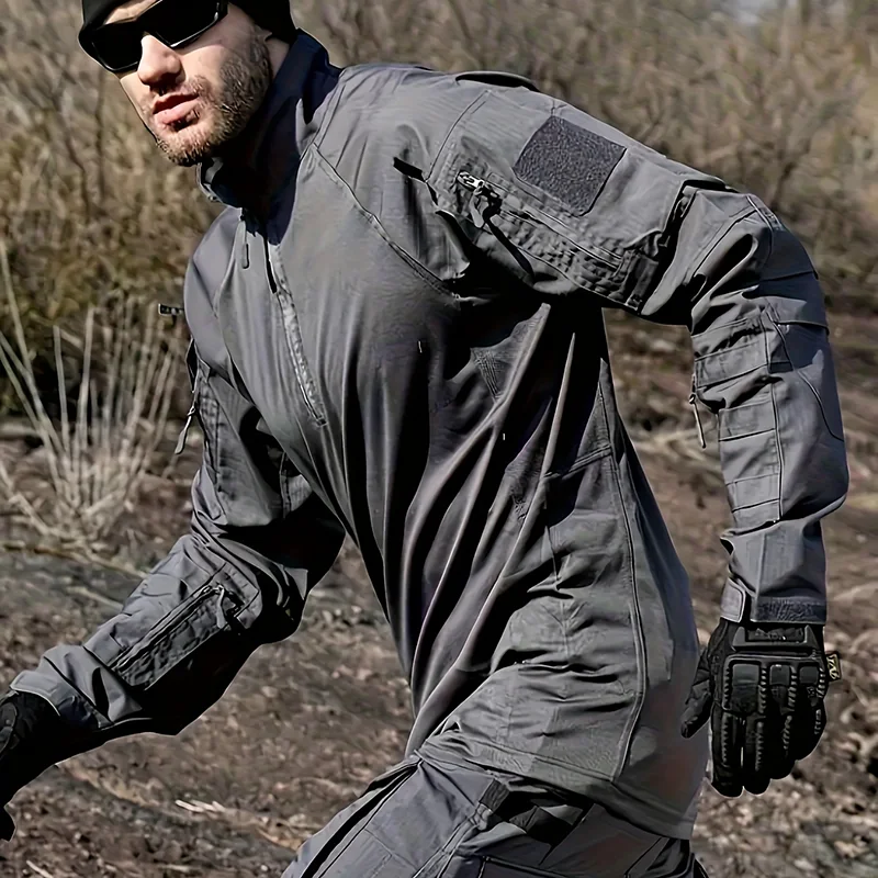 UF PRO Pioneer Quick Drying Training Tops Tactical Shirts Camo Bullet Camping Multiple Pockets for Easy Storage Hunting Clothes