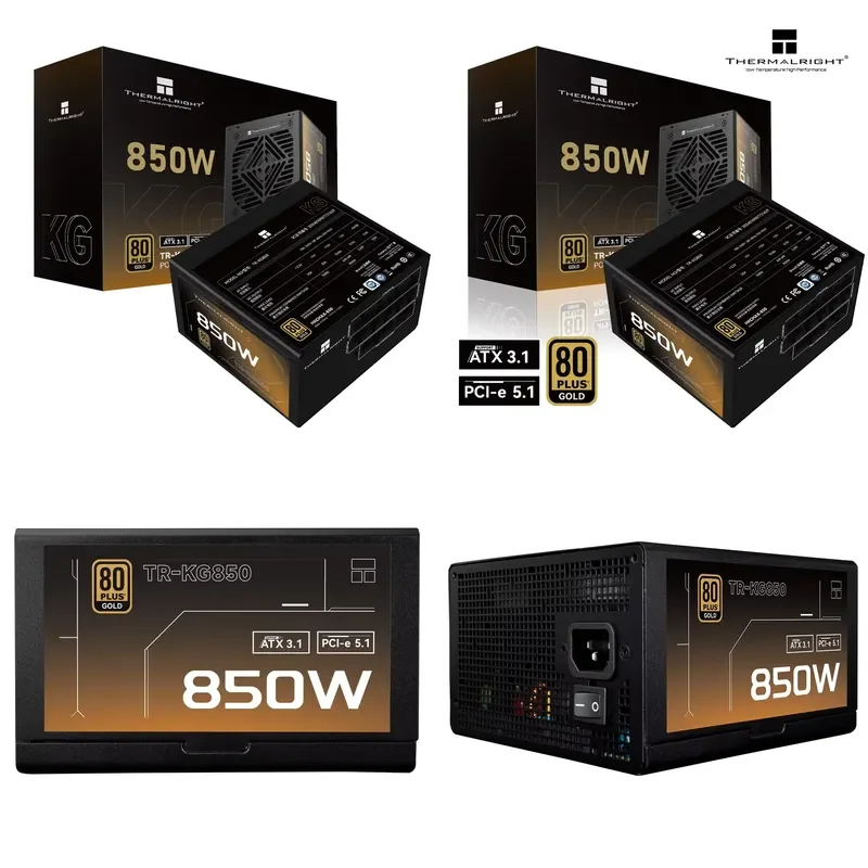 【CHIMU HOME】 850W ATX3.1 Gold Full Modular Power Supply for Desktop