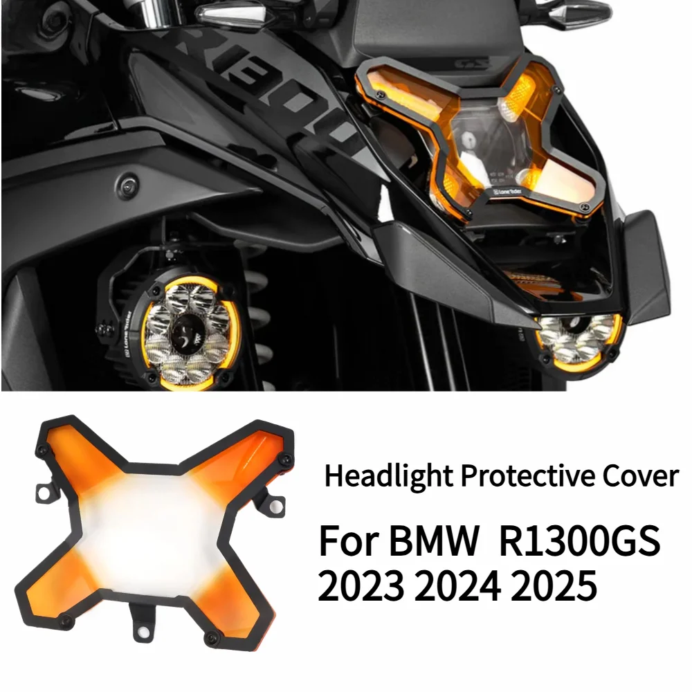 

For BMW R 1300GS ADV Front Headlight Protector Guard 2024 2025 R 1300GS ADV Motorcycle Headlight Grill Guard Accessories