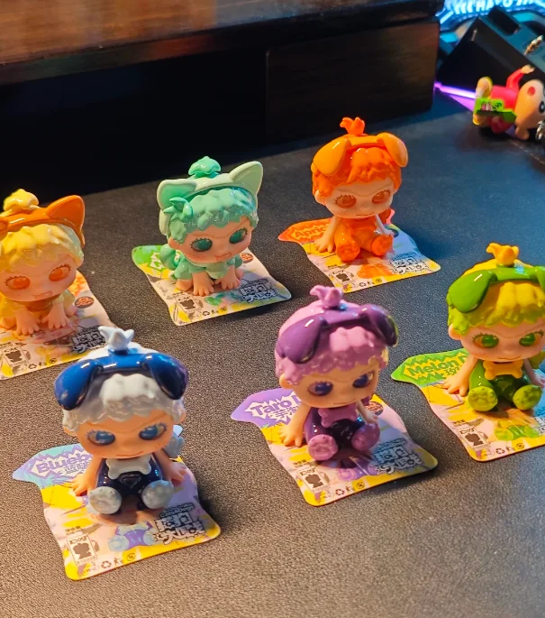 

Wakuku Cat and Dog Battle Series, модная слепая коробка, милая мини-модель, украшение для рабочего стола, коллекция игрушек, подарок на день рождения