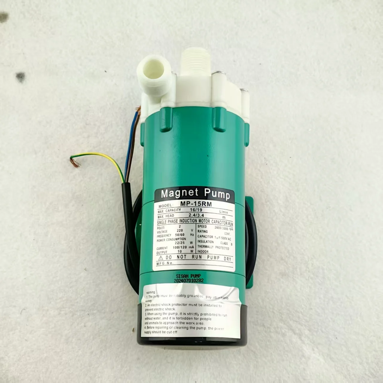 AC 110V 220V magnetic drive water pump circulating pump anti-corrosion MP-15RM